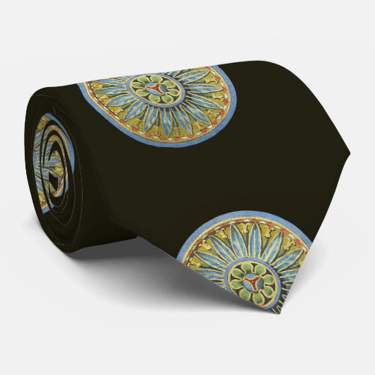 Antiek architecturale rozet nr. 2 stropdas (Opgerold)