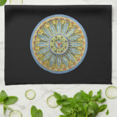 Antiek architecturale rozet nr. 2 theedoek (Gevouwen)