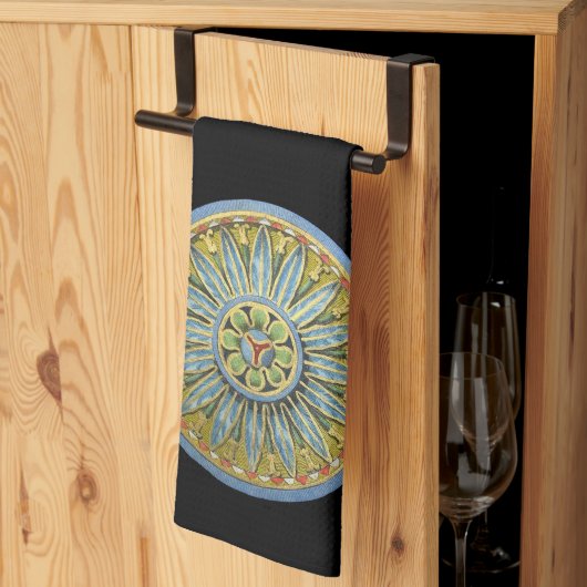 Antiek architecturale rozet nr. 2 theedoek (Derde Gevouwen)