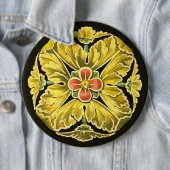 Antiek architecturale rozet nr. 3 ronde button 6,0 cm (In situ)