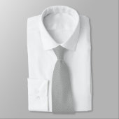 Antiek Armani Silver Fox Dapper Satijn Stropdas (Gebonden)