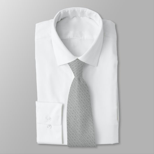 Antiek Armani Silver Fox Dapper Satijn Stropdas (Gebonden)