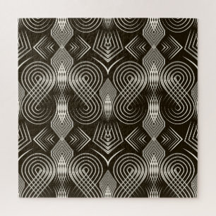 Antiek Art Deco Naadloos Ornament Legpuzzel