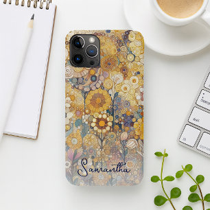 Antiek Art Nouveau stijl Fine Art Floral Painting iPhone 11Pro Max Hoesje