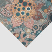 Antiek Art Nouveau stijl Fine Art Floral Painting Tissuepapier (Detail)