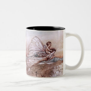 Antiek Arthur Rackham Fairy Illustratie Tweekleurige Koffiemok