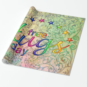 Antiek ARTs het Patroon van het Ornament + vrije k Cadeaupapier