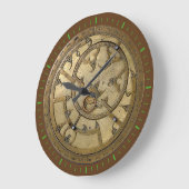 Antiek Astrolabe 3 Grote Klok (Hoek)