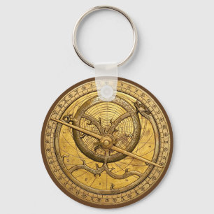 Antiek Astrolabe Sleutelhanger
