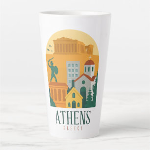 Antiek Athene Griekenland Reizen – Parthenon Latte Mok