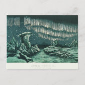 Antiek Aurora Borealis Briefkaart (Voorkant)