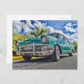 Antiek auto briefkaart (Voorkant / Achterkant)