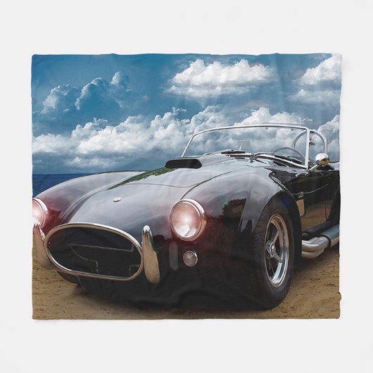 Antiek auto fleece deken (Voorkant (Horizontaal))