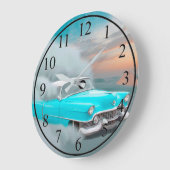 Antiek auto grote klok (Hoek)
