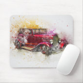  Antiek auto Muismat (Met muis)