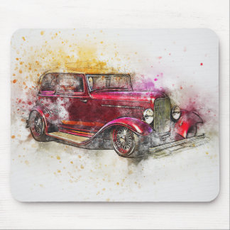 Antiek auto Muismat