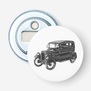 Antiek Automobiel Button Flesopener