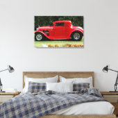 Antiek Automobiel Canvas Afdruk (Insitu (Slaapkamer))