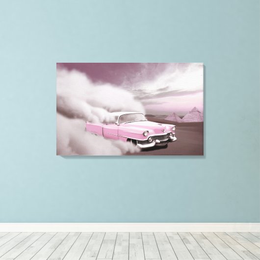 Antiek Automobiel Canvas Afdruk (Insitu (Houten vloer))