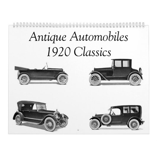 Antiek Automobielen 1920 Rubrieken - Klassieke aut Kalender (Hoes)