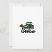 Antiek autopensioen kaart (Achterkant)