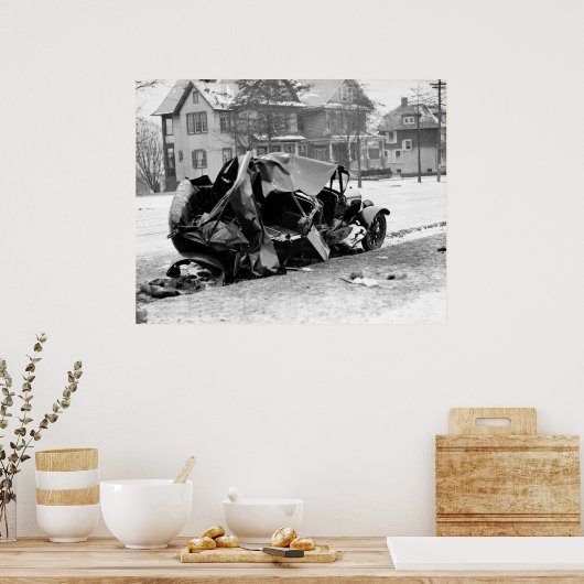 Antiek autowrak, 1923 poster (Keuken)