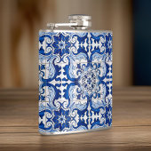 Antiek Azulejo Pattern Heupfles