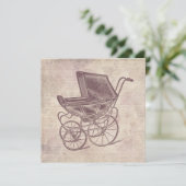 Antiek Baby roltrap Kaart (Staand voorkant)