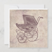 Antiek Baby roltrap Kaart (Achterkant)