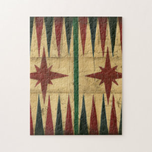 Antiek Backgammon Game Board van Ethan Harper Legpuzzel