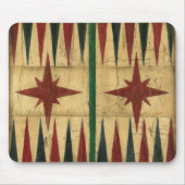 Antiek Backgammon Game Board van Ethan Harper Muismat (Voorkant)
