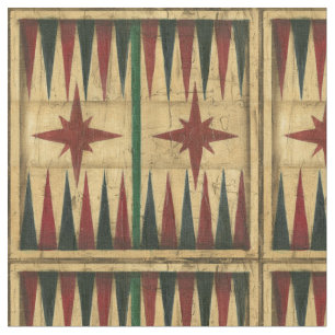 Antiek Backgammon Game Board van Ethan Harper Stof