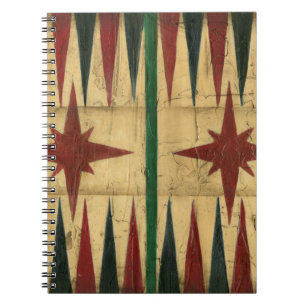 Antiek Backgammon Spelbord door Ethan Harper Notitieboek
