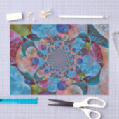  Antiek ballonnen Blauw roze Abstract deegsel Tissuepapier (Craft)