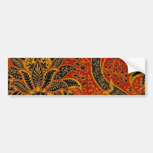 Antiek Behangsel van William Morris India Bumpersticker