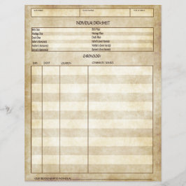 Antiek Bekijk individueel gegevensblad Flyer