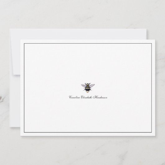  Antiek bij Classic Script Notitiekaartje (Voorkant)