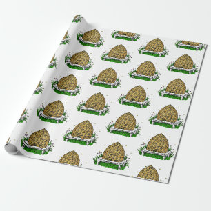Antiek bijenkorf cadeaupapier