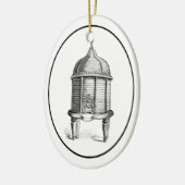 Antiek bijenkuin Keramisch Ornament (Links)