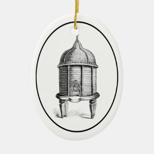  Antiek bijenkuin Keramisch Ornament
