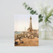 Antiek Blackpool British Seaside Briefkaart (Staand voorkant)