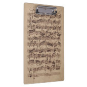 Antiek blad Music Bach Manuscript Klembord (Rechts)