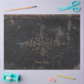  Antiek bladleder Tissuepapier (Craft)