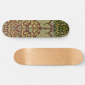 Antiek bladpatroon skateboard (Horizontaal)