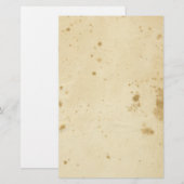 Antiek blanco bruin gekleurd briefpapier (Voorkant / Achterkant)