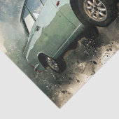  Antiek blauw autowrak Tissuepapier (Detail)