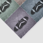  Antiek blauw Paars blauw ontwerp Tissuepapier (Detail)