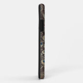 Antiek Blauw Peacock Case-Mate iPhone Case (Achterkant/rechts)