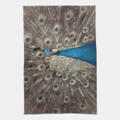 Antiek Blauw Peacock Theedoek (Verticaal)