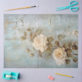 Antiek Blauw Romance Design Series 1 Tissuepapier (Craft)